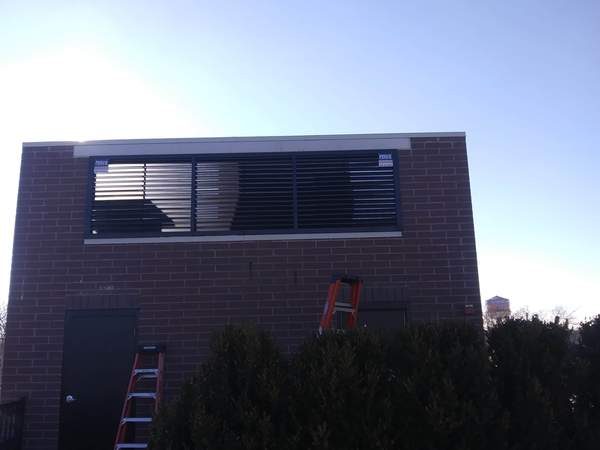 AmeriLouver HVAC equipment screen