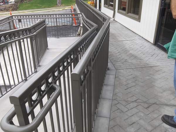 ACR4500 handrails at Harbortown Plaza