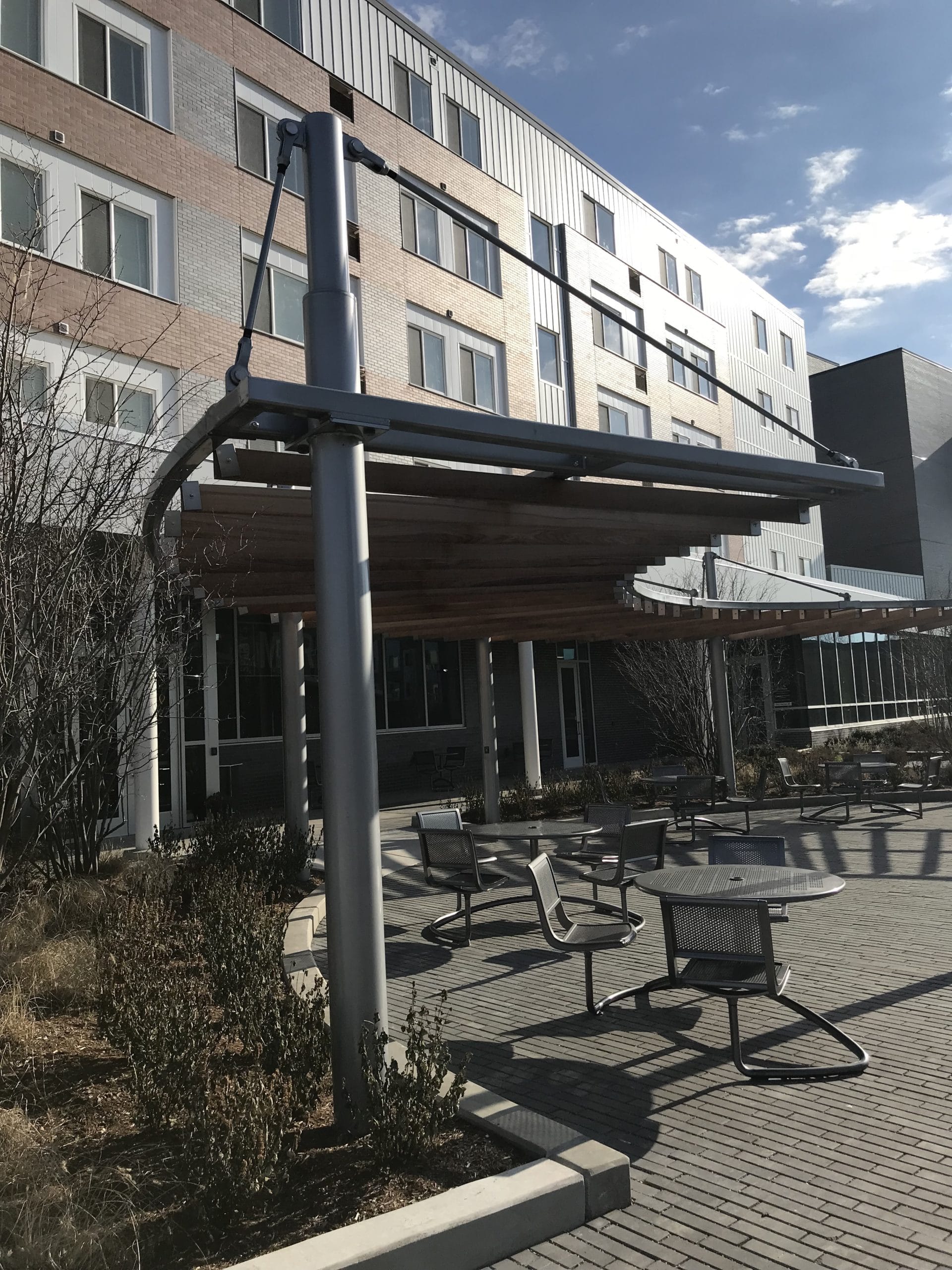 Michigan State University Housing Trellis Metal City Fab