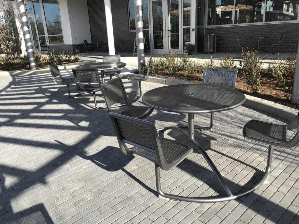 Custom aluminum tables and chairs