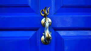 Custom ornamental metal door pull