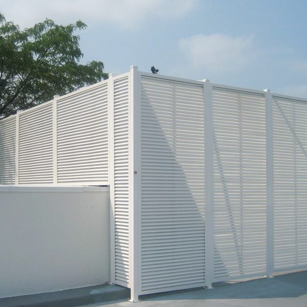 AmeriLouver® HVAC enclosure in White (PCT80303)